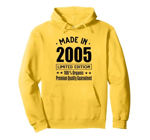 Edición Limitada 2005 Cumpleaños 2005 Nacido en 2005 Sudadera con Capucha