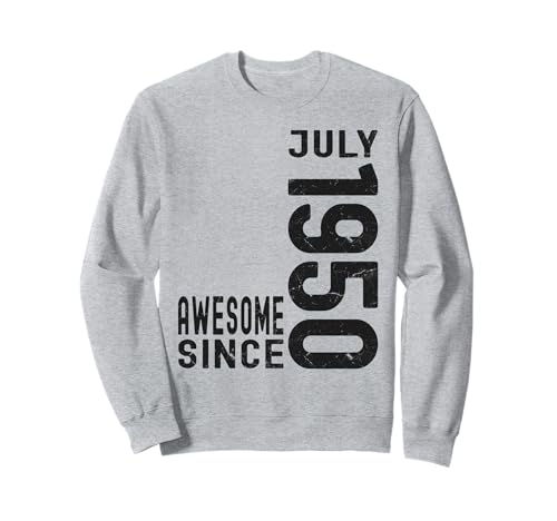 Impresionante desde julio de 1950, nacido en el cumpleaños de julio de 1950 Sudadera
