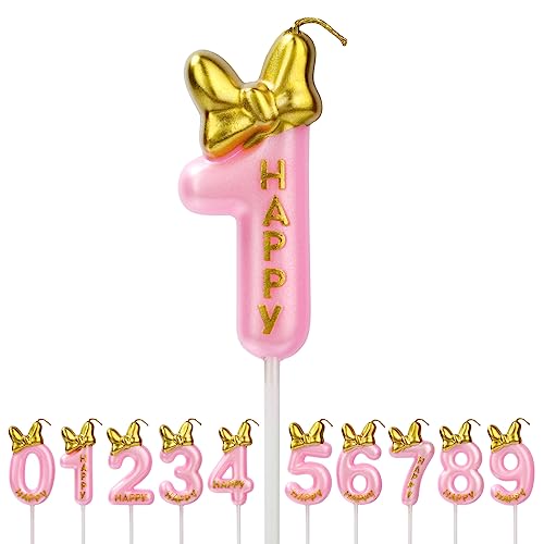 AOMIG Velas Cumpleaños Originales, Número 1 Velas Cumpleaños Divertidas, Velas de Pastel...