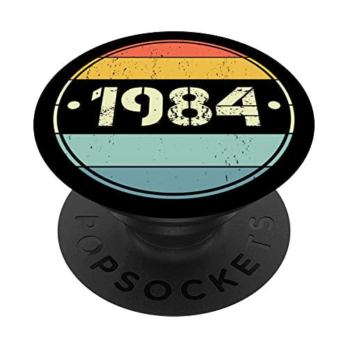 1984 edición limitada 1984 cumpleaños Popsocket para hombres y mujeres PopSockets PopGrip...