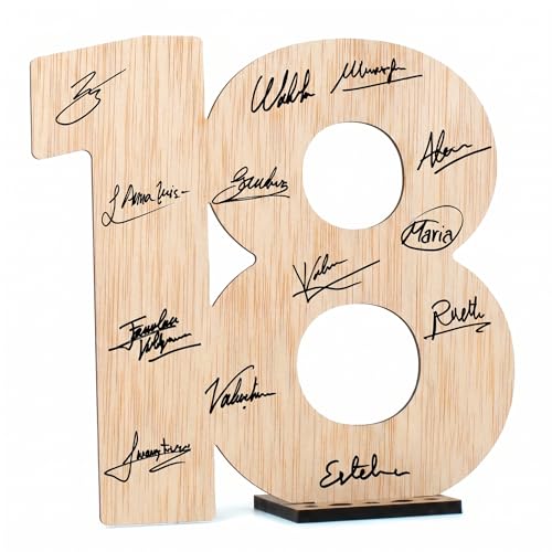CONTRAXT Tarjeta Decoracion 18 Cumpleaños. Tarjeta Felicitacion Regalo decoración original de...