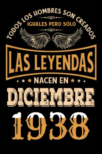 Regalo de 84 Cumpleaños Para Hombre : Las Leyendas Nacen en diciembre 1938: Regalos de Cumpleaños...