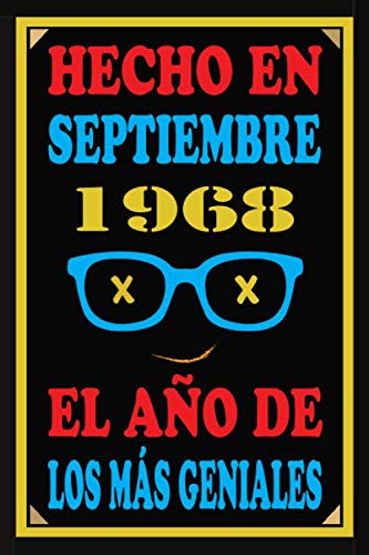 Hecho En Septiembre 1968 El Año De Los Más Geniales: Libro de visitas de 52 años, cuaderno, 110...
