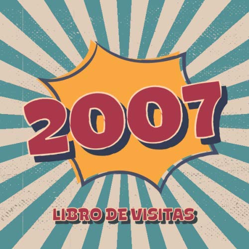 2007 Libros de Visitas: Libro de visitas para fiestas de cumpleaños de estilo retro para que la...