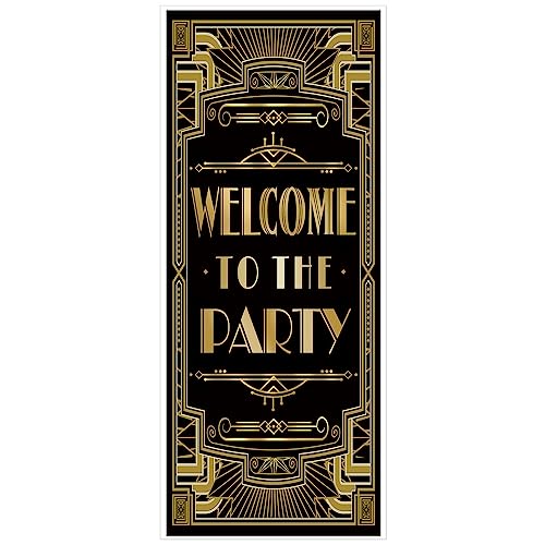 musykrafties - Cubierta de Puerta de 72 x 30 cm, diseño de Gatsby