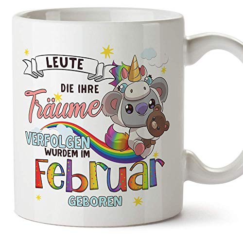 MUGFFINS Taza - Cumpleaños Koala Febrero (en alemán)
