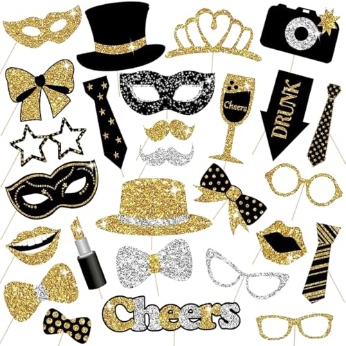 Accesorios Photocall 30,Photocall Cumpleaños,Decoración Fiesta Cumpleaños,Ideal para la...