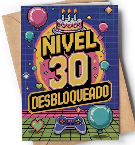 Tarjeta de 30 Cumpleaños - Tarjeta de Felicitación Graciosa para alguien que cumple 30 años -...