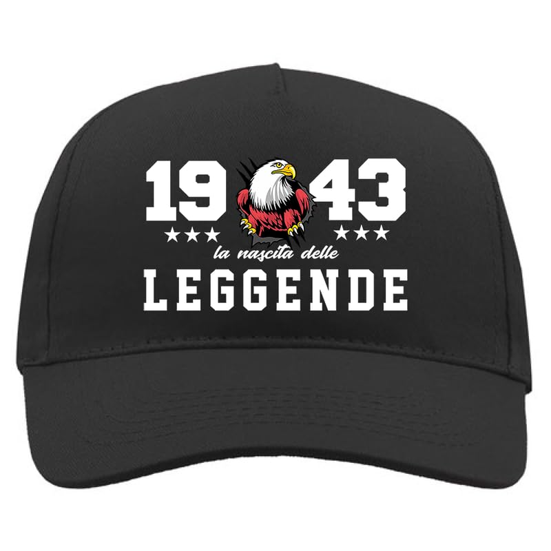 TeeDesign Gorra 81 años regalo cumpleaños: nacimiento de las leyendas Gadgets - 81 años - 1943