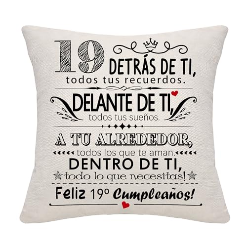 19 años de edad regalo de cumpleaños regalo de Detrás de ti todos tus recuerdos inspiración 19...