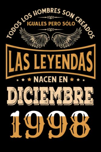 Regalo de 24 Cumpleaños Para Hombre : Las Leyendas Nacen en diciembre 1998: Regalos de Cumpleaños...