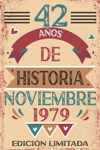 42 Años De Historia Noviembre 1979: 42 años. Libro de visitas, cuaderno, 110 páginas de...