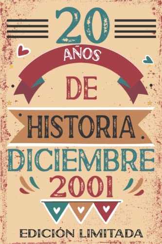 20 Años De Historia Diciembre 2001: 20 años. Libro de visitas, cuaderno, 110 páginas de...
