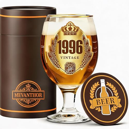 30 Cumpleaños Regalo Copa Cerveza Personalizados 1996 Años Hombre Fiesta Decoracion Originales Dia...