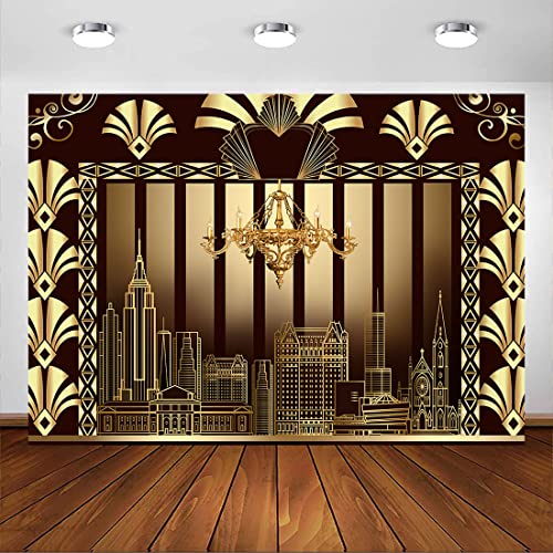 Avezano The Great Gatsby Backdrop 1920s Photography Background Retro Roaring 1920's Luxury Party...