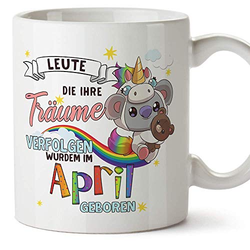 MUGFFINS Taza - Cumpleaños Koala Abril (en alemán)