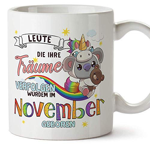 MUGFFINS Taza - Cumpleaños Koala Noviembre (en alemán)