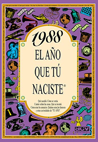 1988 EL AÑO QUE TÚ NACISTE - Regalo de cumpleaños ideal para quienes cumplen 38 años en 2026