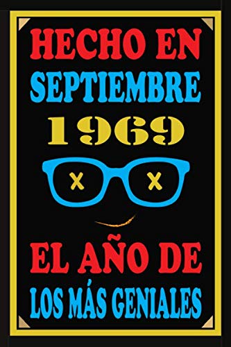 Hecho En Septiembre 1969 El Año De Los Más Geniales: Libro de visitas de 51 años, cuaderno, 110...