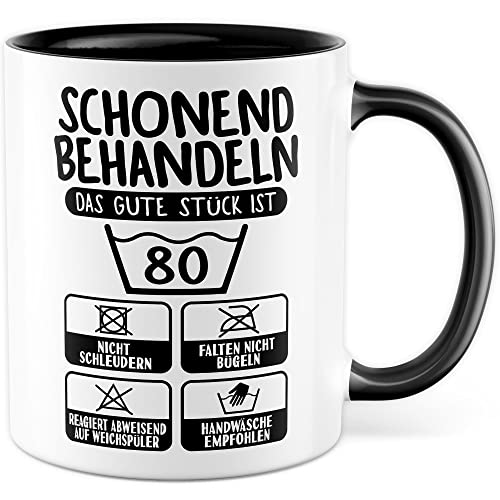 80 años taza de cumpleaños idea regalo vintage 1943 fiesta de cumpleaños taza de café regalo...