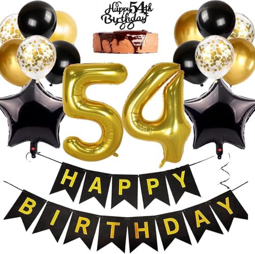 Ouceanwin Globos 54 Cumpleaños Hombre, Decoración Cumpleaños 54 años Mujer, Decoración de...