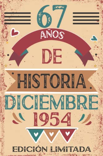 67 Años De Historia Diciembre 1954: 67 años. Libro de visitas, cuaderno, 110 páginas de...