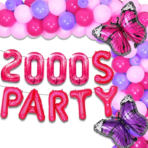 JeVenis y2k fiesta globos decoraciones a principios de 2000 fiesta de suministros para chicas...