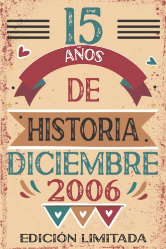 15 Años De Historia Diciembre 2006: 15 años. Libro de visitas, cuaderno, 110 páginas de...