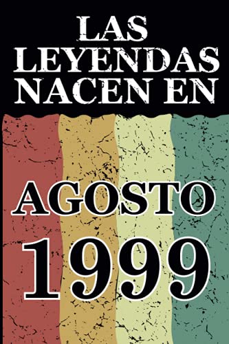 Las leyendas nacen en Agosto 1999: Regalo de cumpleaños perfecto para hombre y mujer de 22 años I...
