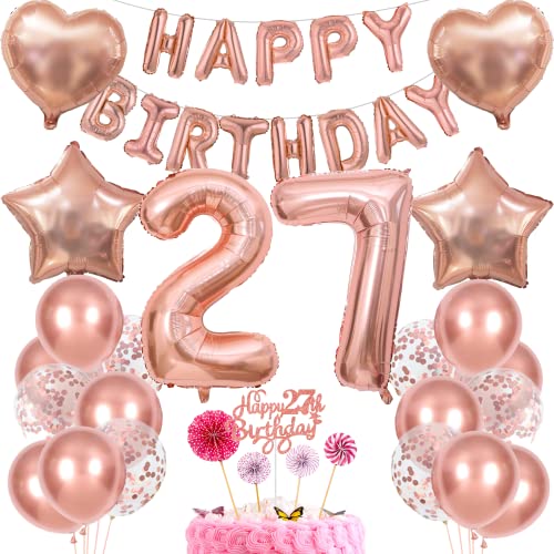 Decoracion 27 cumpleaños mujer torta decoracion 27 cumpleaños mujer decoracion regalo para 27...