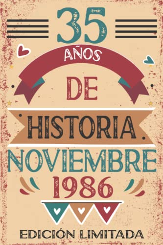 35 Años De Historia Noviembre 1986: 35 años. Libro de visitas, cuaderno, 110 páginas de...