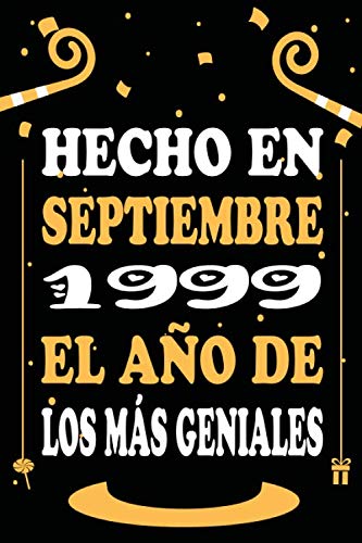 Hecho En Septiembre 1999 El Año De Los Más Geniales: Libro de visitas, cuaderno 110 páginas de...