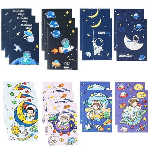 Aurafly 20 Blocs de Notas de Bolsillo (8 X 12cm), Minicuaderno Infantil, Cuadernos de Dibujos...