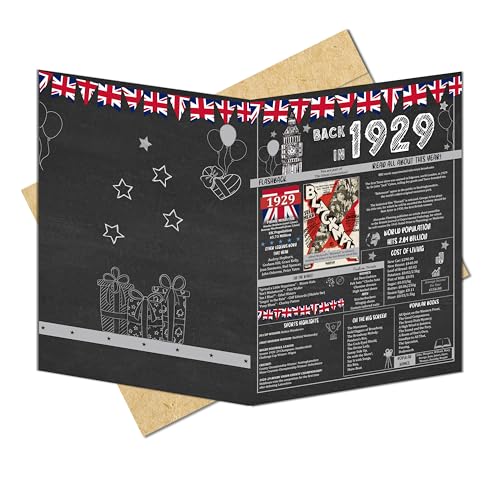 Ideas de regalos de cumpleaños número 96 para hombres o mujeres. Tarjeta de felicitación gigante...