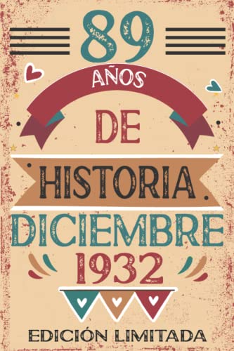 89 Años De Historia Diciembre 1932: 91 años. Libro de visitas, cuaderno, 110 páginas de...