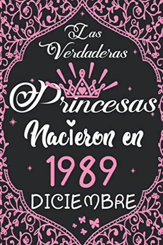 Las Verdaderas Princesas Nacieron en 1989 Diciembre: Regalo de cumpleaños de 31 años para mujeres...