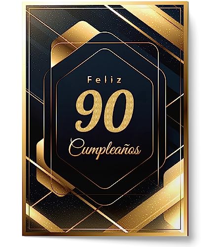 Cheerset Postal de Feliz Cumpleaños para Hombre o Mujer - Grande A4 21x30 cm con Mucho Espacio para...