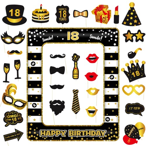 TODO Photocall Fiesta Cumpleaños número 1️⃣8️⃣】🥳🎂 Artículos para regalar  para l@s que cumplen 18 años y aquellos que nacieron en 2006