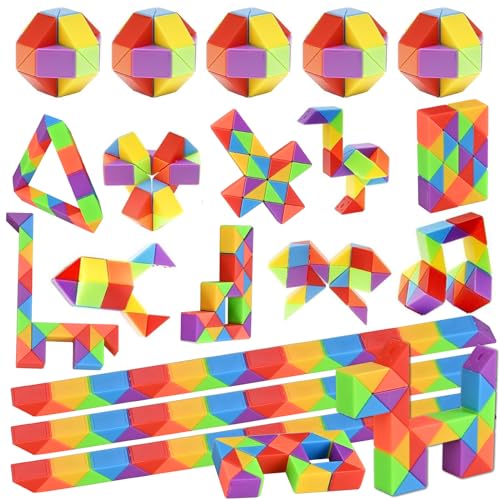 GOLDGE Regalo Niño y Niña 15 Pack Cubo Mágico, Regalos Cumpleaños Niños Colegio y Detalles...