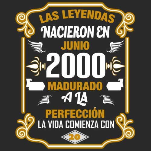 Las leyendas nacieron en Junio 2000 Madurado a la perfección La vida comienza con 20: Libro de...