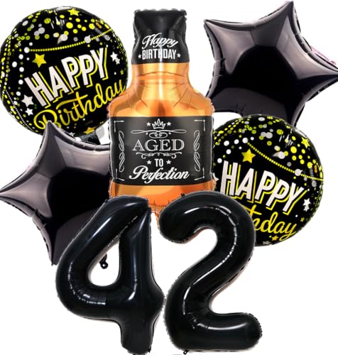 Globos de Cumpleaños 42 años Hombre, Decoracion Cumpleaños 42 años Mujer, Globos 42 Cumpleaños...