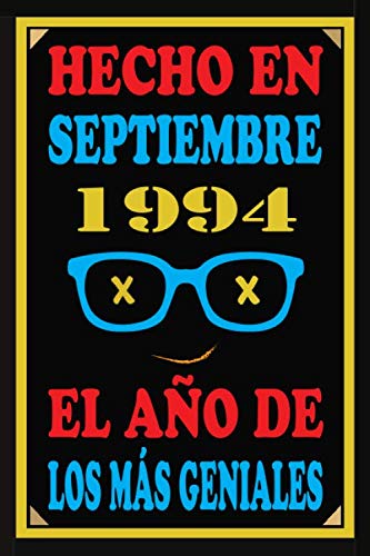 Hecho En Septiembre 1994 El Año De Los Más Geniales: Libro de visitas de 26 años, cuaderno, 110...