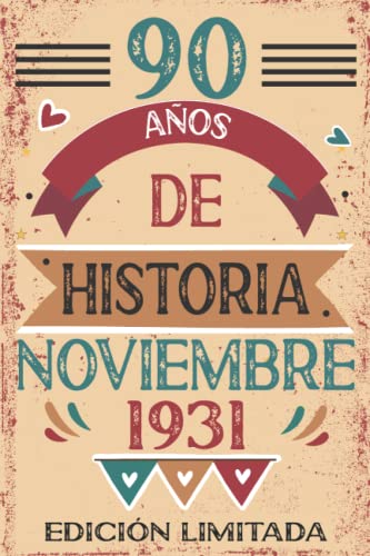 90 Años De Historia Noviembre 1931: 90 años. Libro de visitas, cuaderno, 110 páginas de...