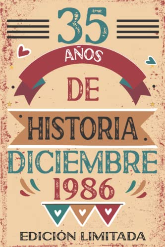 35 Años De Historia Diciembre 1986: 35 años. Libro de visitas, cuaderno, 110 páginas de...