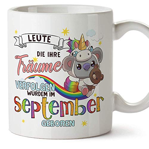 MUGFFINS Taza - Cumpleaños Koala Septiembre (en alemán)