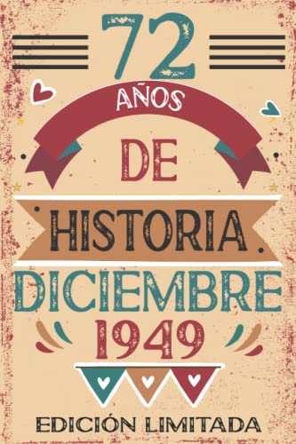 72 Años De Historia Diciembre 1949: 72 años. Libro de visitas, cuaderno, 110 páginas de...
