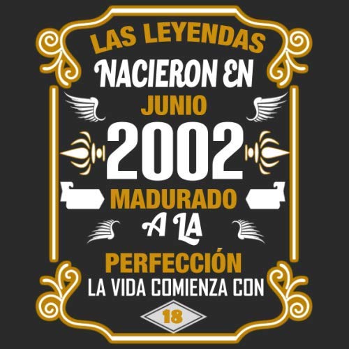 Las leyendas nacieron en Junio 2002 Madurado a la perfección La vida comienza con 18: Libro de...