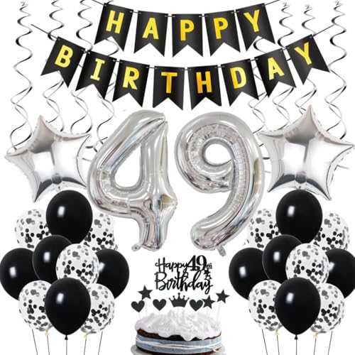 Decoración de 49 cumpleaños, Deco de cumpleaños 49 años hombres, Deco de 49 cumpleaños hombre,...