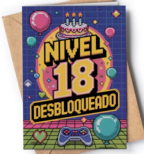 Tarjeta de 18 Cumpleaños - Tarjeta de Felicitación Graciosa para alguien que cumple 18 años -...