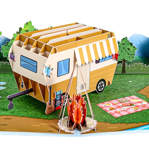 Kesote 3D Tarjeta de Felicitación Tarjeta 3D Regalo para Cumpleaños Postal Sorpresa para Viaje...